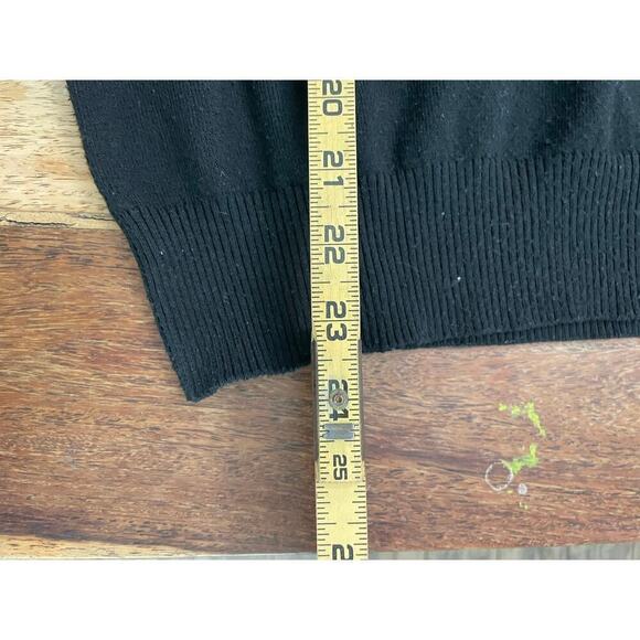 T Tahari Women's Black Long Sleeve Crew Neck Pullover Sweater Size XL - Picture 2 of 8